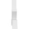 Ekena Millwork Vanguard Architectural Grade PVC Gable Bracket, 96"W x 24"H x 4"D x 4"F, 6/12 Pitch GBP096X24X0404VAN00 - alternate 3